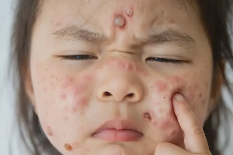 兒童臉上經(jīng)常長濕疹可不可以根治(圖4)