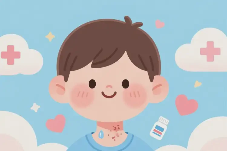 少兒脖子偶爾長(zhǎng)濕疹可以治好嗎(圖4)