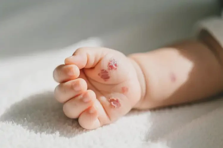 嬰幼兒手上偶爾起濕疹可以治好嗎(圖2)