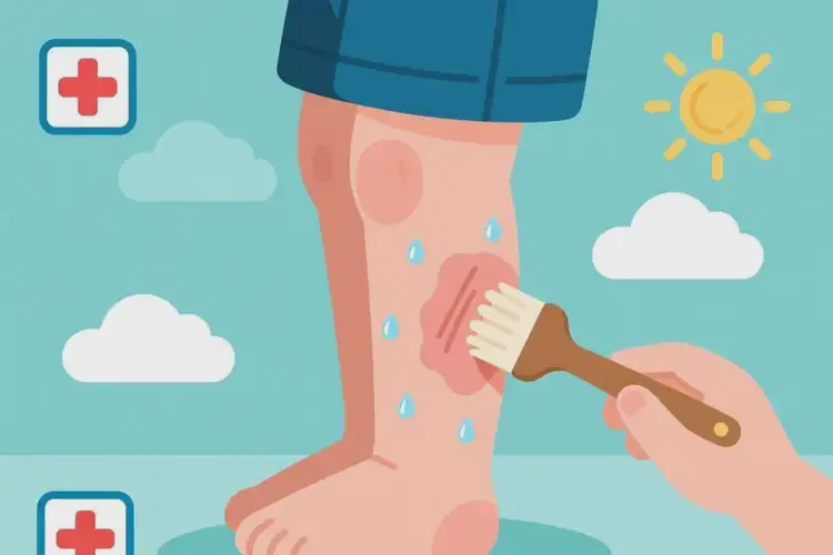 少兒大腿上出現(xiàn)濕疹可不可以根治(圖2)