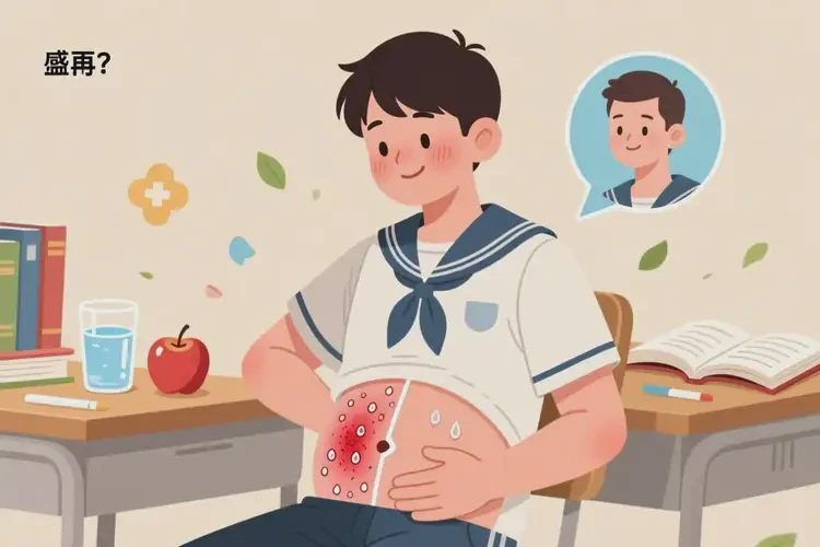 大學生肚子上偶爾起濕疹可不可以根治(圖3)