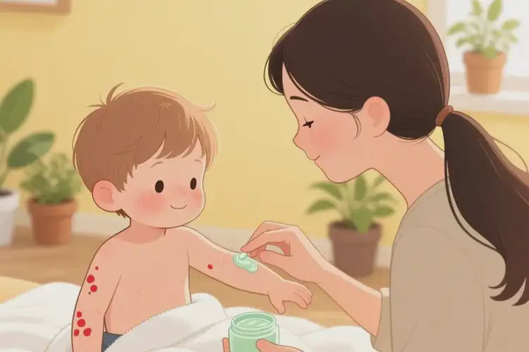 孩子身上偶爾長濕疹可以治好嗎(圖4)