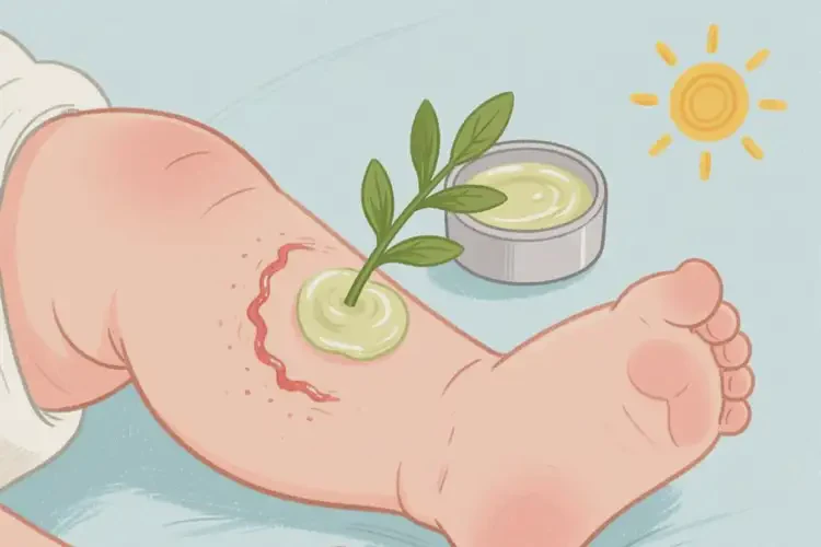 新生兒小腿偶爾起濕疹可不可以根治(圖1)