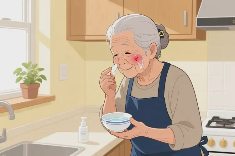 高齡老人臉上容易起濕疹可不可以根治(圖2)