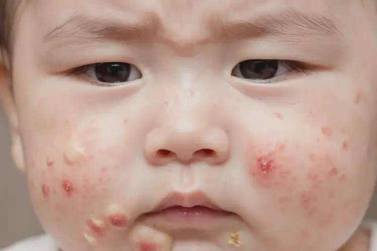 嬰兒面部容易起濕疹能徹底自愈嗎(圖4)