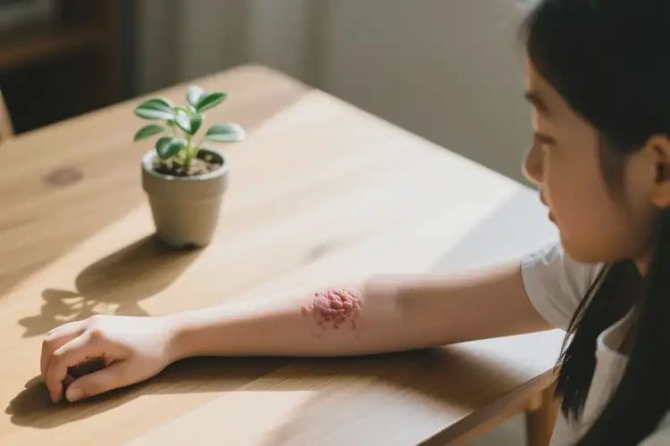 女生手臂上容易起濕疹可不可以根治(圖2)