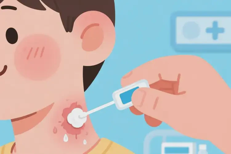 孩子脖子上起濕疹可不可以根治(圖2)