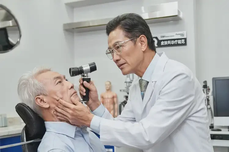 老年人面部经常长湿疹可不可以根治(图1)