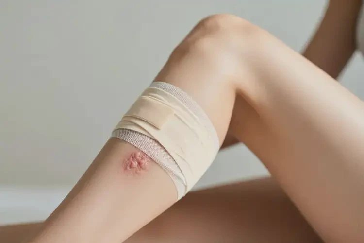 女生大腿上經(jīng)常長濕疹可不可以根治(圖1)