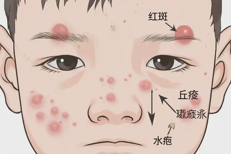 小孩面部出現(xiàn)濕疹能徹底自愈嗎(圖4)