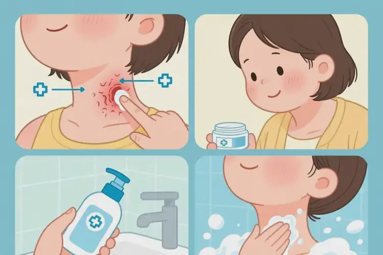 兒童脖子上容易起濕疹可以治好嗎(圖2)