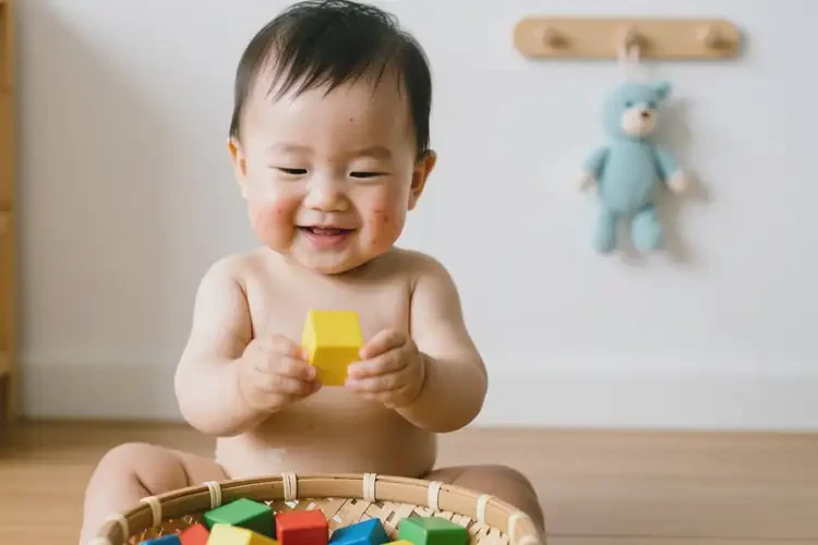 嬰幼兒面部出現(xiàn)濕疹可以治好嗎(圖3)