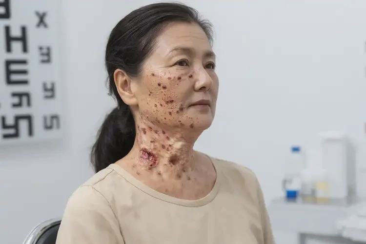 男生脖子上起濕疹不管它會(huì)自己好嗎(圖2)