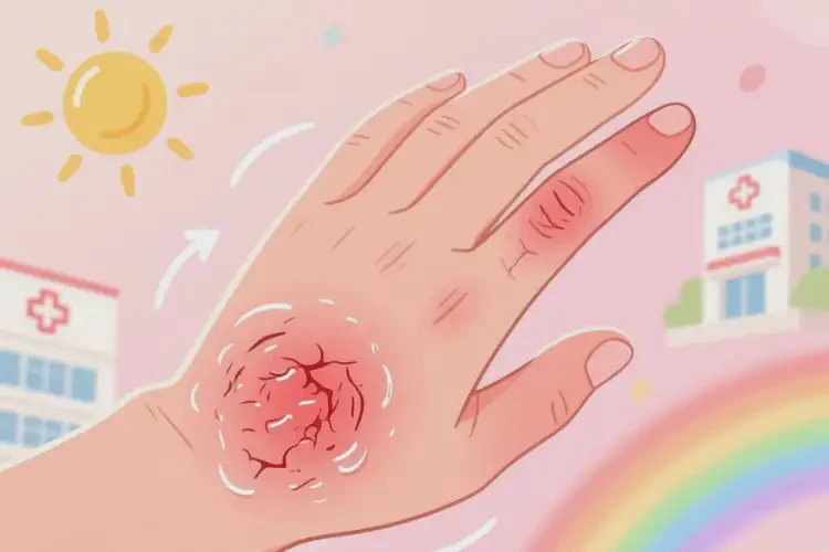 老年人手上偶爾長濕疹可不可以根治(圖1)