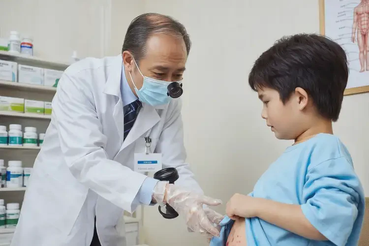 小學生肚子上容易起濕疹可不可以根治(圖2)