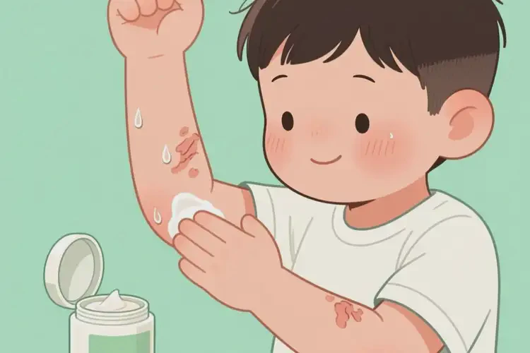 小學生手臂起濕疹可不可以根治(圖1)