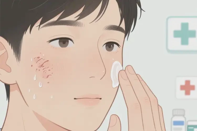 青年人脸上偶尔起湿疹可不可以根治(图4)