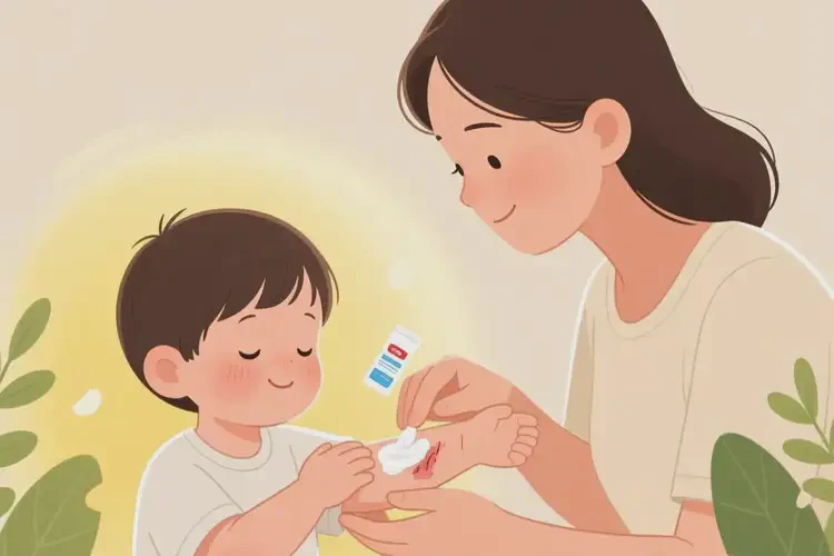 小兒大腿上有濕疹可以治好嗎(圖2)