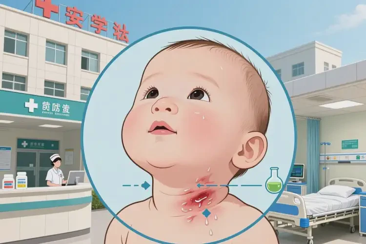 嬰兒脖子容易起濕疹可以治好嗎(圖2)