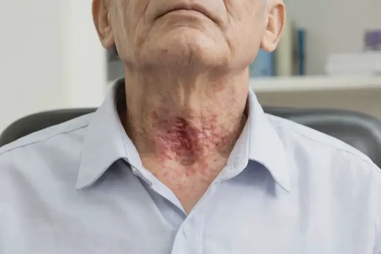 老人脖子上經(jīng)常起濕疹可以治好嗎(圖4)