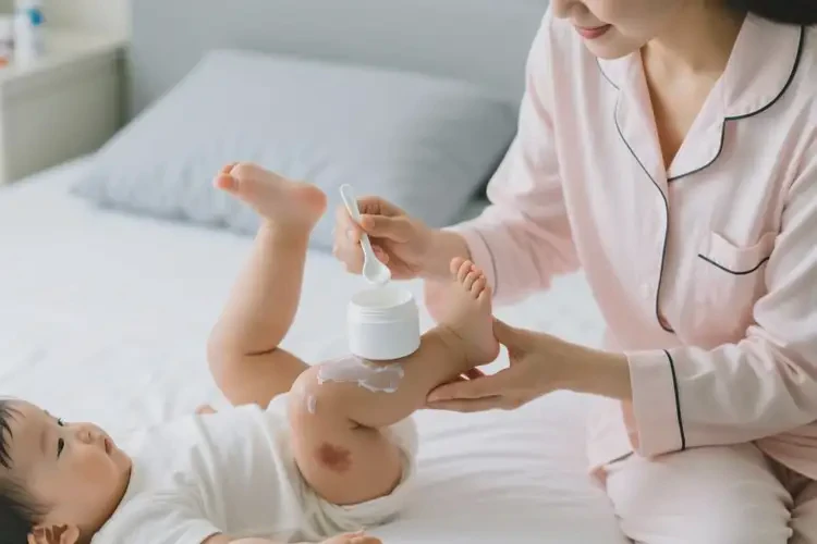 幼兒小腿偶爾長(zhǎng)濕疹可不可以根治(圖1)