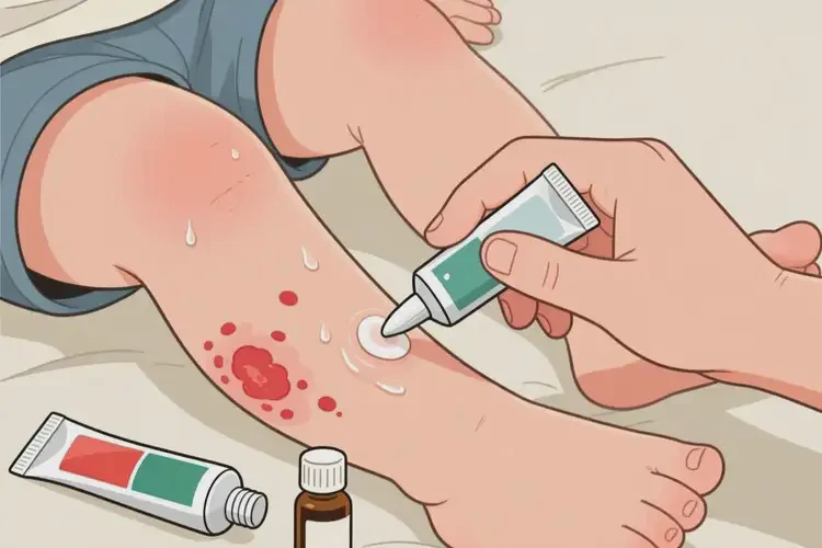 小孩小腿上經常起濕疹可以治好嗎(圖3)