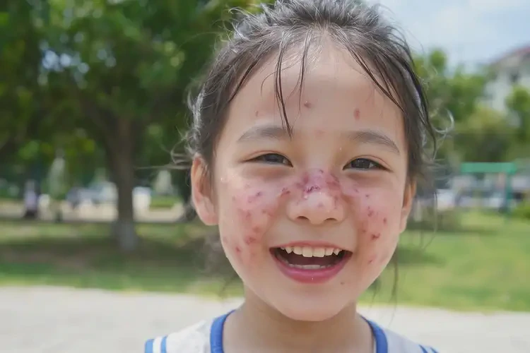 小學生臉上出濕疹可不可以根治(圖1)