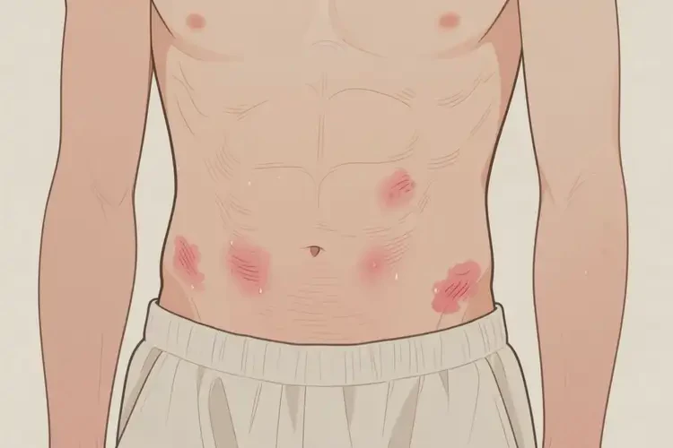 青年人肚子上出現(xiàn)濕疹可不可以根治(圖4)