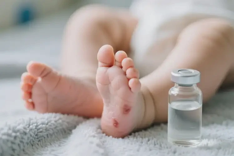 婴幼儿脚上偶尔长湿疹可不可以根治(图1)