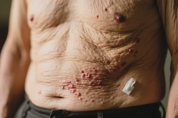 老人肚子偶爾長(zhǎng)濕疹可不可以根治(圖3)