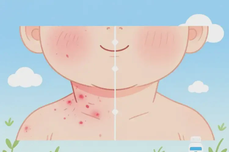 小兒脖子容易長(zhǎng)濕疹可不可以根治(圖4)