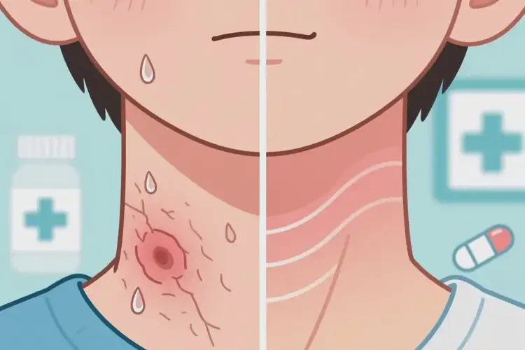 青少年脖子長(zhǎng)濕疹可不可以根治(圖2)