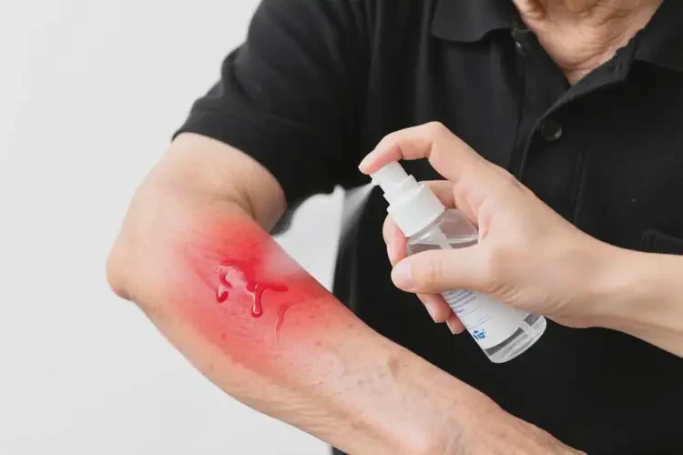 老人手臂上出濕疹可不可以根治(圖1)