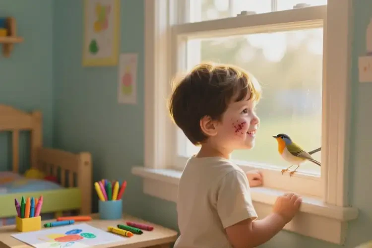 兒童面部有濕疹可以治好嗎(圖1)