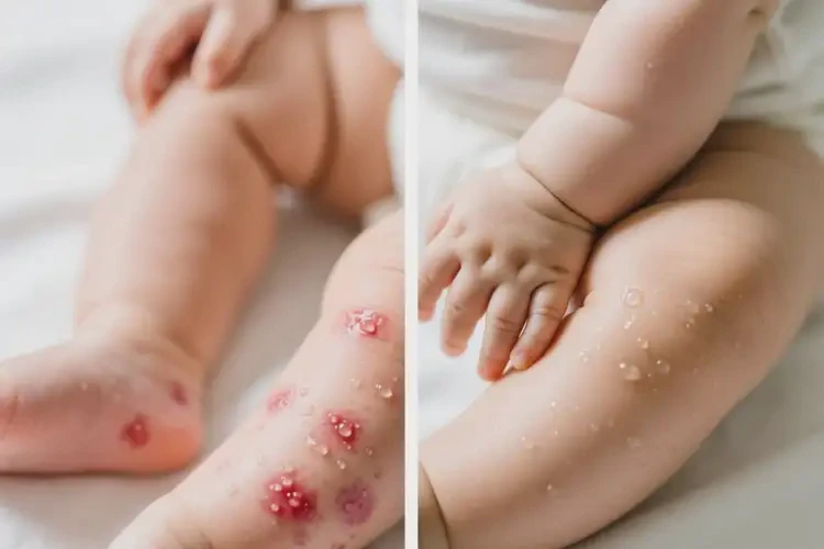 嬰兒四肢偶爾起濕疹可以治好嗎(圖1)