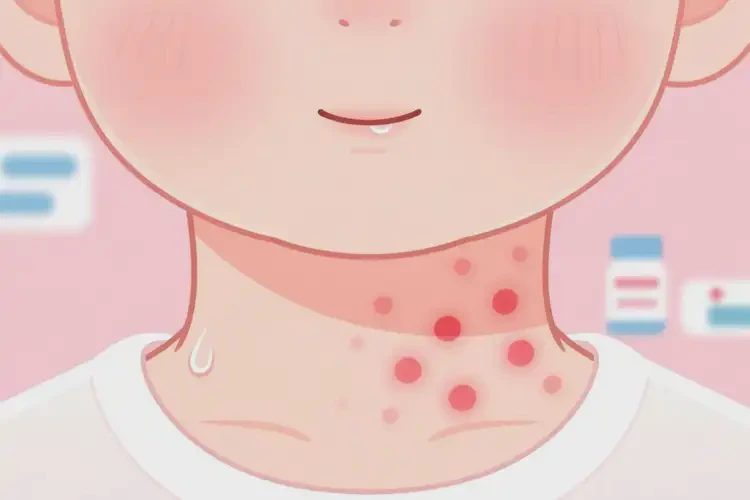 小兒脖子出現(xiàn)濕疹可不可以根治(圖1)