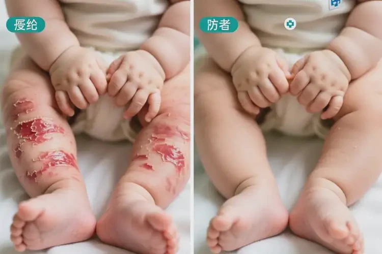 嬰兒四肢偶爾起濕疹可以治好嗎(圖2)