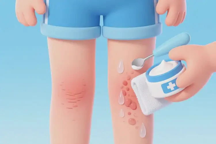 兒童大腿容易起濕疹可以治好嗎(圖4)