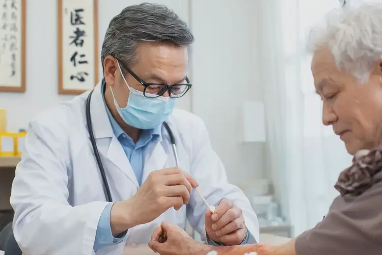 老人手臂偶爾長(zhǎng)濕疹可以治好嗎(圖3)