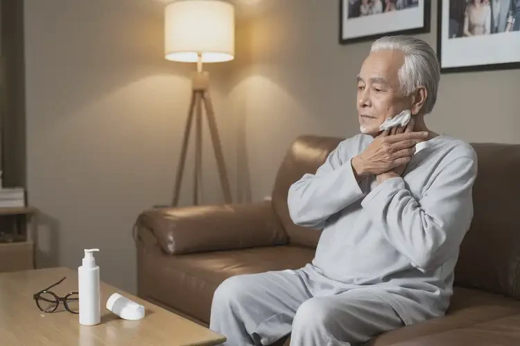 高龄老人脖子长湿疹可不可以根治(图3)