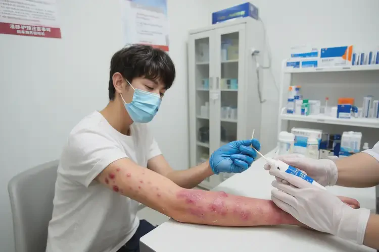 青年人手臂上經(jīng)常起濕疹能不能徹底自愈(圖3)