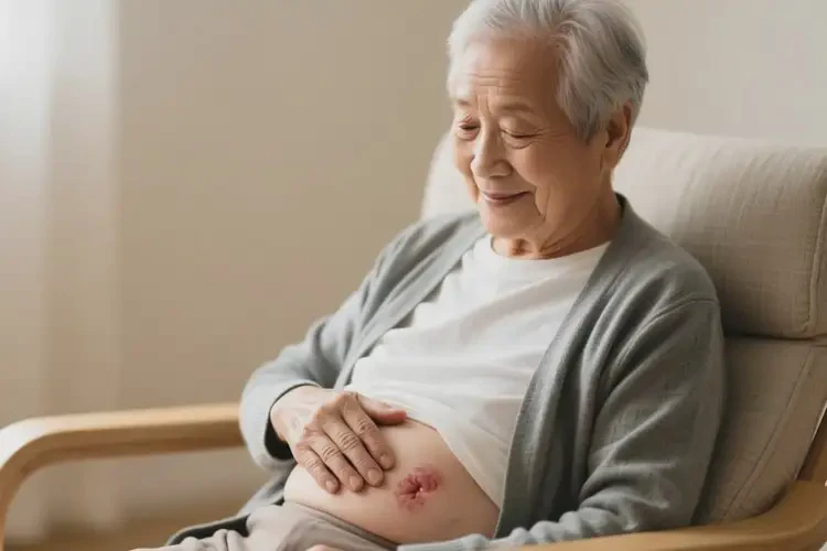 老年人肚子上出現(xiàn)濕疹可不可以根治(圖3)