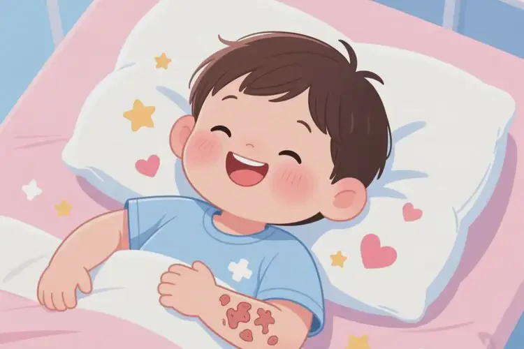 幼儿手臂上长湿疹可不可以根治(图1)