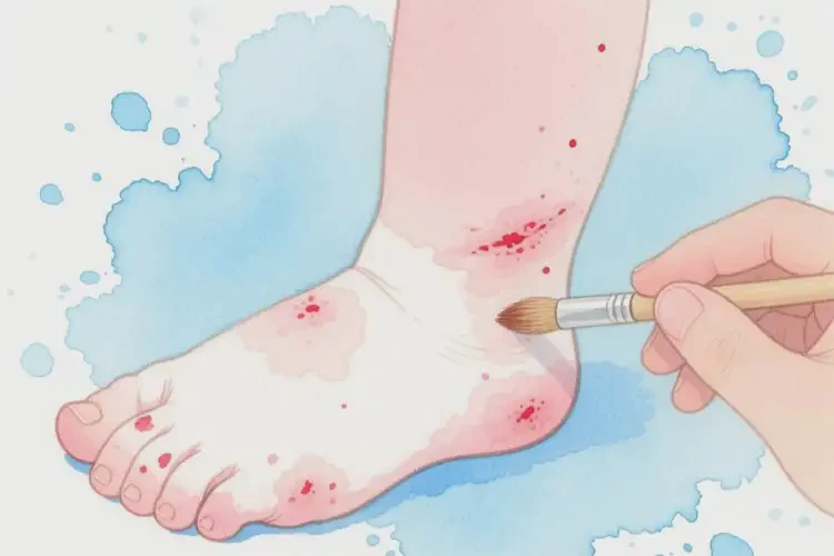 幼兒腳上出現(xiàn)濕疹可不可以根治(圖4)