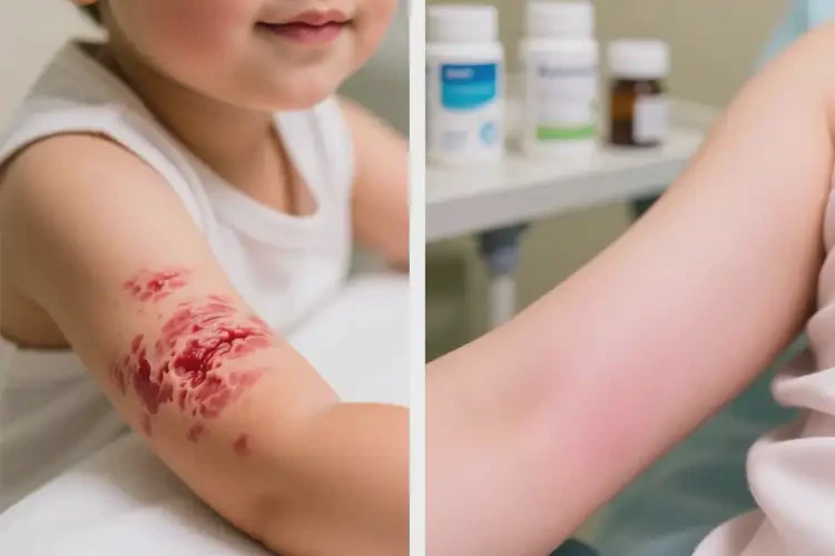 兒童手臂經(jīng)常長濕疹可以治好嗎(圖1)