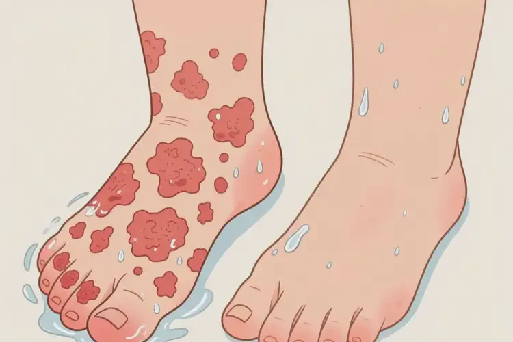 少兒腳上經(jīng)常起濕疹可以治好嗎(圖1)