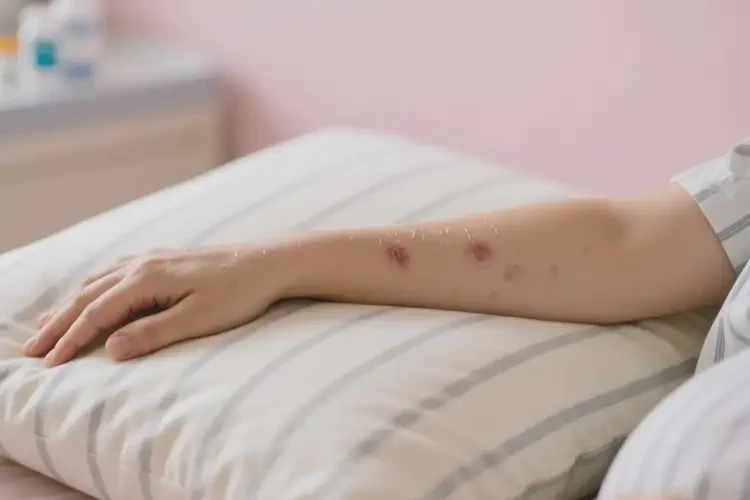 產(chǎn)婦手臂上出現(xiàn)濕疹可以治好嗎(圖1)