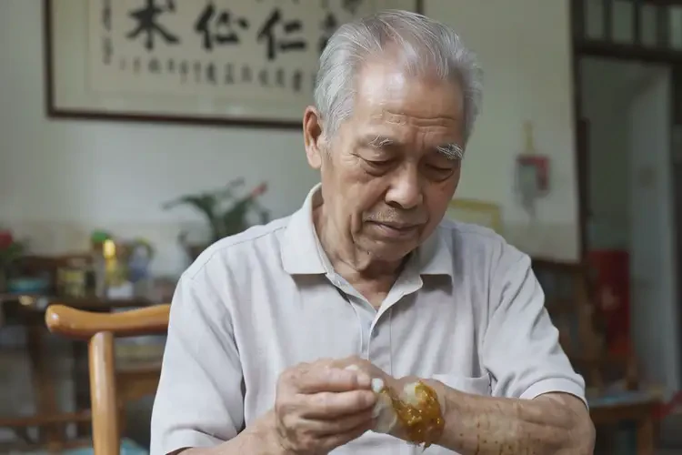 老人脖子上經(jīng)常起濕疹可以治好嗎(圖1)