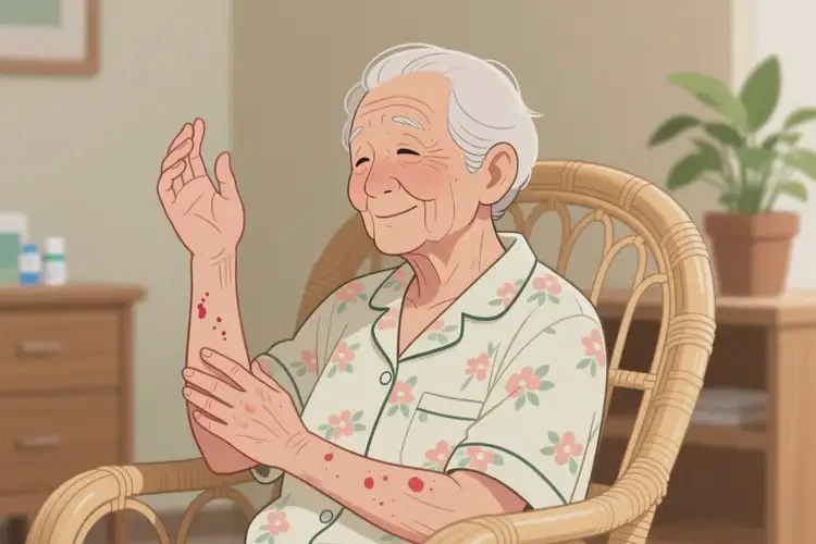 高齡老人手臂上偶爾長濕疹可不可以根治(圖4)