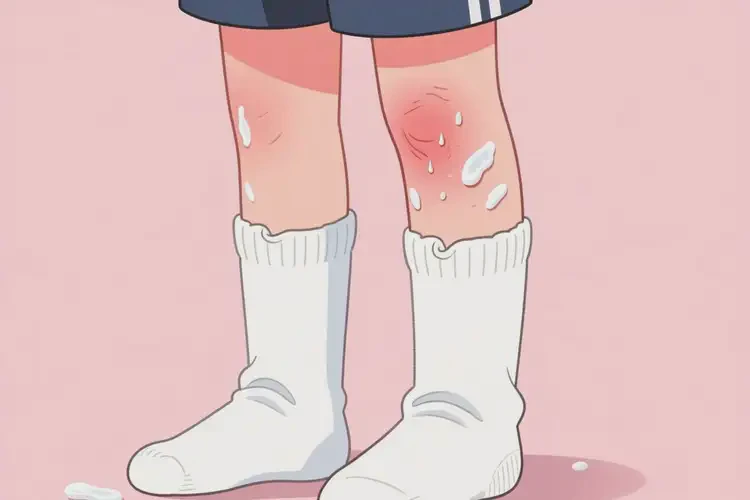 小學生小腿上偶爾起濕疹可不可以根治(圖1)